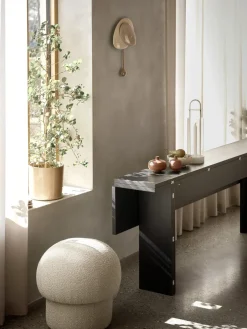 Design House Stockholm Sitting Poufs*Uno pouf Ø50 cm, Cream White