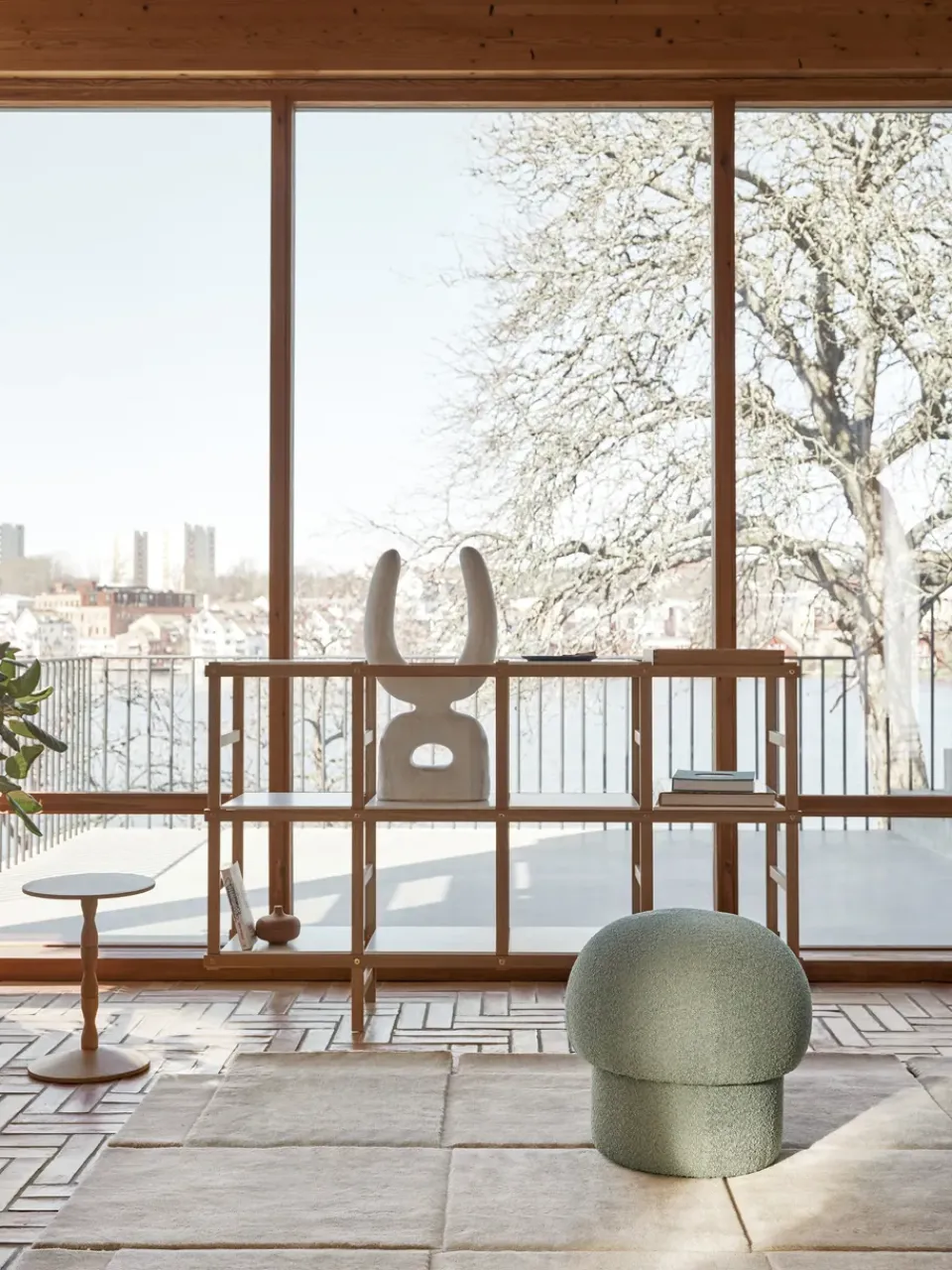 Design House Stockholm Sitting Poufs*Uno pouf Ø50 cm, Green