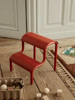 Ferm Living Children's Chairs|Children's Chairs*Up step stool, Poppy Red