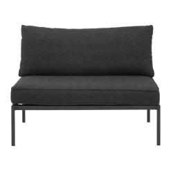 Brafab Garden Sofas & Garden Benches*Upper modular sofa, -teddy , middle section Black