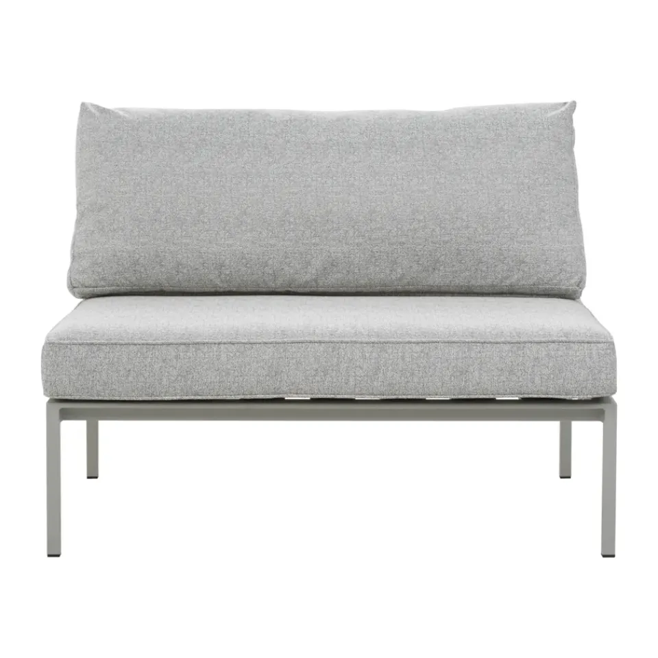 Brafab Garden Sofas & Garden Benches*Upper modular sofa, Light -digi , middle section Grey
