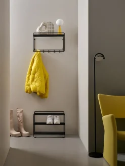 Maze Hat Rack & Hat Shelves*Uptown hat shelf, Black