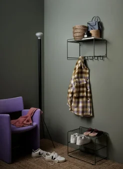 Maze Hat Rack & Hat Shelves*Uptown hat shelf, Green GreenGrey