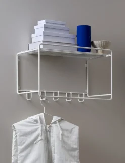 Maze Hat Rack & Hat Shelves*Uptown hat shelf, White