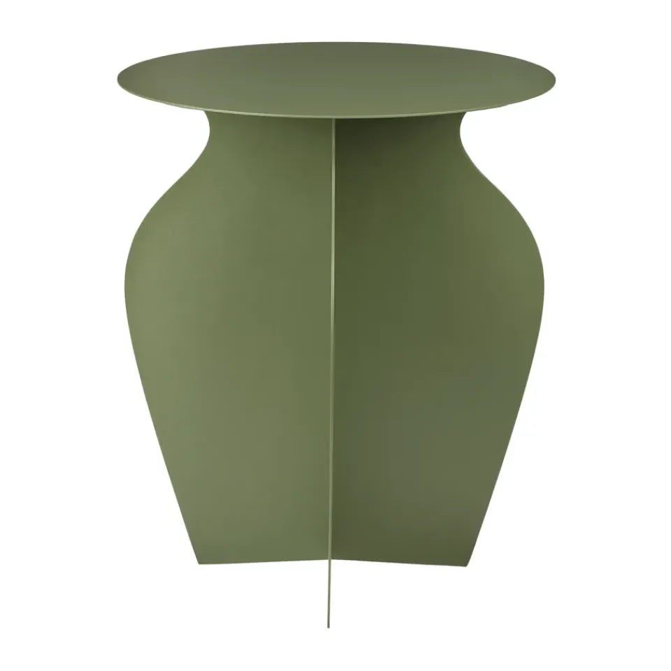 Broste Copenhagen Side Tables*Urna side table Ø35x45 cm, Grape leaf Green