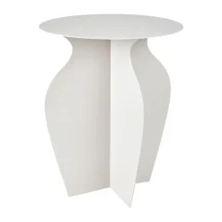 Broste Copenhagen Side Tables*Urna side table Ø35x45 cm, Rainy day Grey