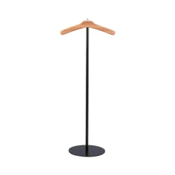 Scherlin Clothes Racks, Coat Stands & Hangers*Valet stand I, Oiled oak, black metal stand Beige