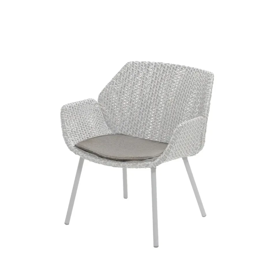 Cane-line Seat Cushions & Pads*Vibe lounge armchair cushion, Natté taupe Beige