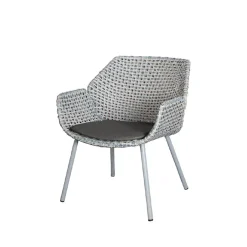 Cane-line Seat Cushions & Pads*Vibe lounge armchair cushion, Natté Black