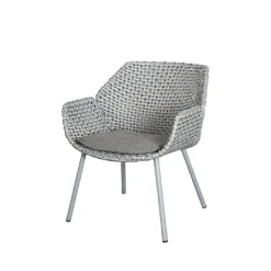 Cane-line Seat Cushions & Pads*Vibe lounge armchair cushion, wove dark Grey