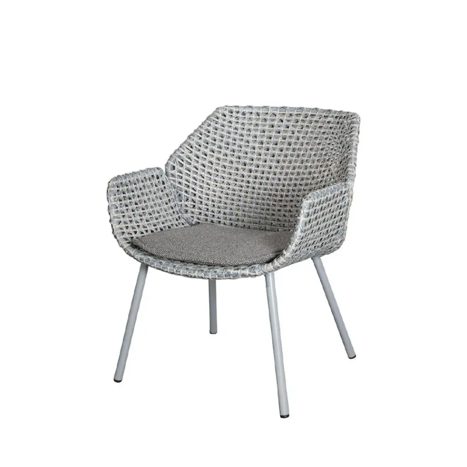Cane-line Seat Cushions & Pads*Vibe lounge armchair cushion, wove dark Grey