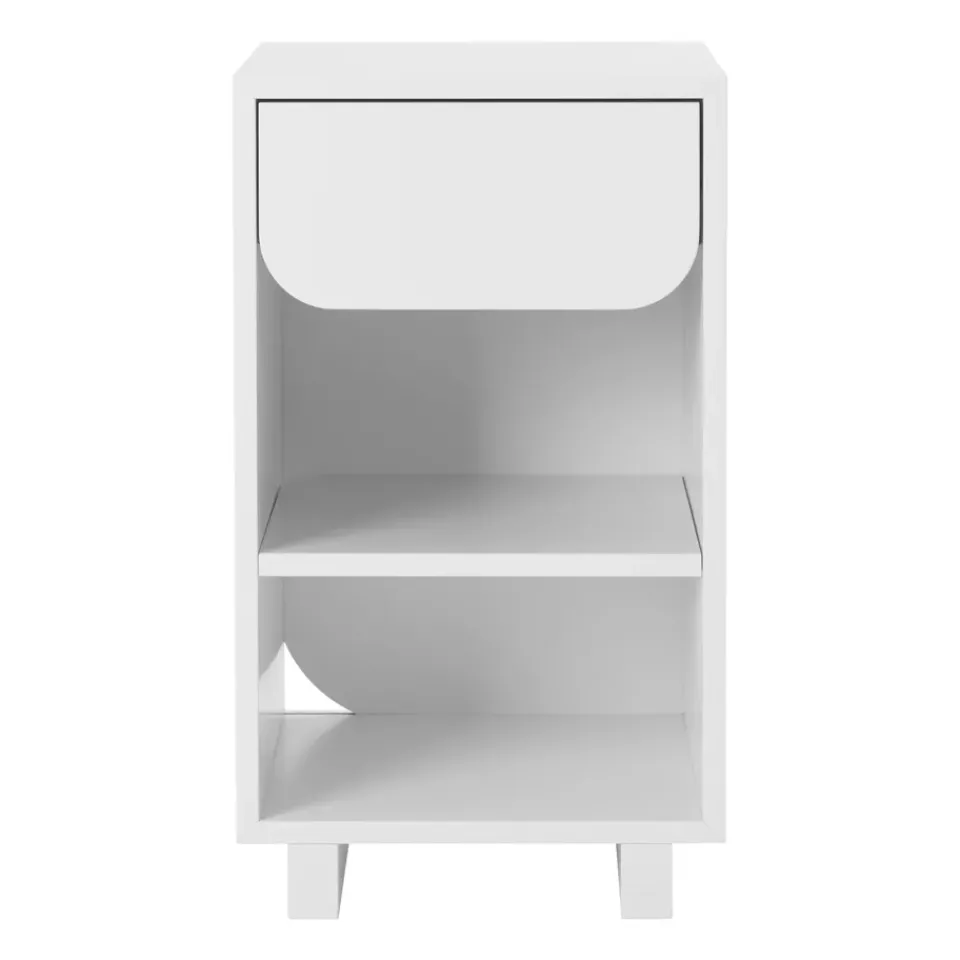1898 Bedside Tables*Vidja bedside table, White