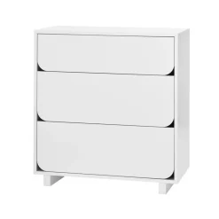 1898 Dressers & Drawer Units*Vidja draws- low 3 draws, White