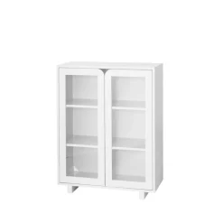 1898 Display & Glass Cabinets*Vidja low display cabinet, White