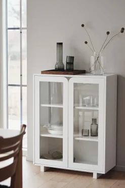1898 Display & Glass Cabinets*Vidja low display cabinet, White