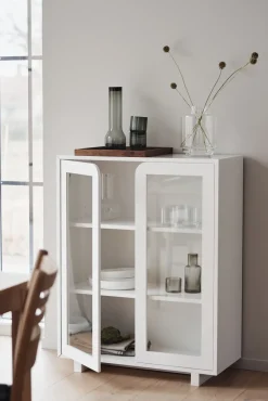 1898 Display & Glass Cabinets*Vidja low display cabinet, White