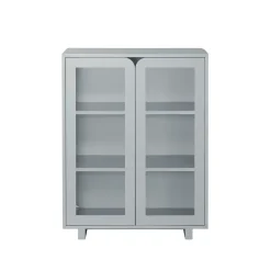 1898 Display & Glass Cabinets*Vidja low display cabinet, Grey