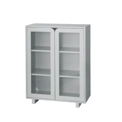 1898 Display & Glass Cabinets*Vidja low display cabinet, Grey