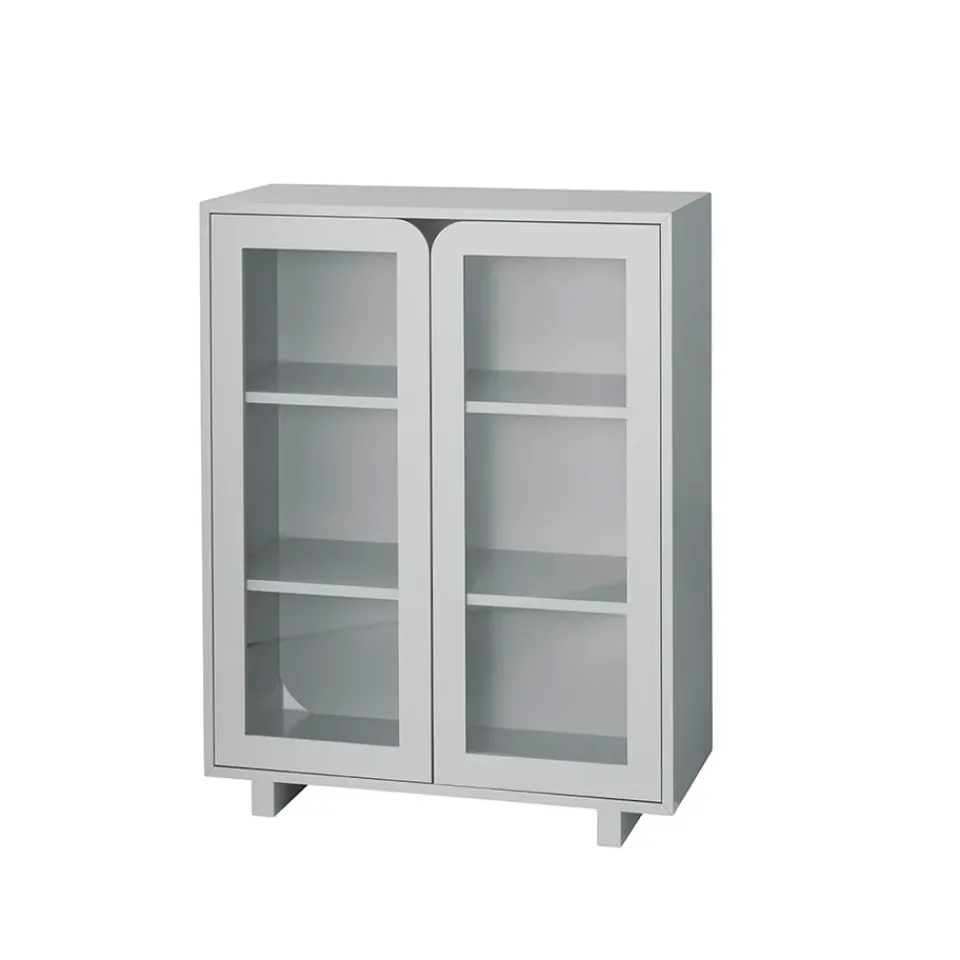1898 Display & Glass Cabinets*Vidja low display cabinet, Grey