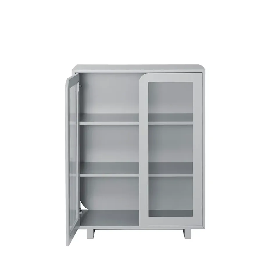 1898 Display & Glass Cabinets*Vidja low display cabinet, Grey