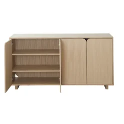 1898 Dressers & Sideboards*Vidja side table, White pigmented oak Beige