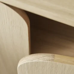 1898 Dressers & Sideboards*Vidja side table, White pigmented oak Beige