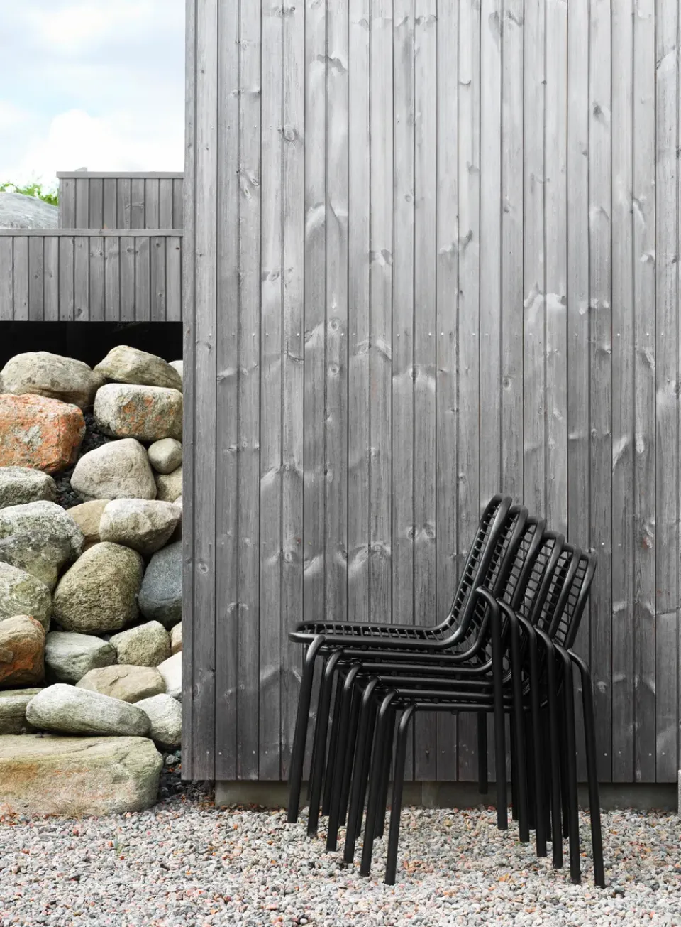 Normann Copenhagen Balcony Furniture*Vig chair, Black