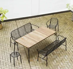 Normann Copenhagen Garden Sofas & Garden Benches*Vig Dining bench, Black