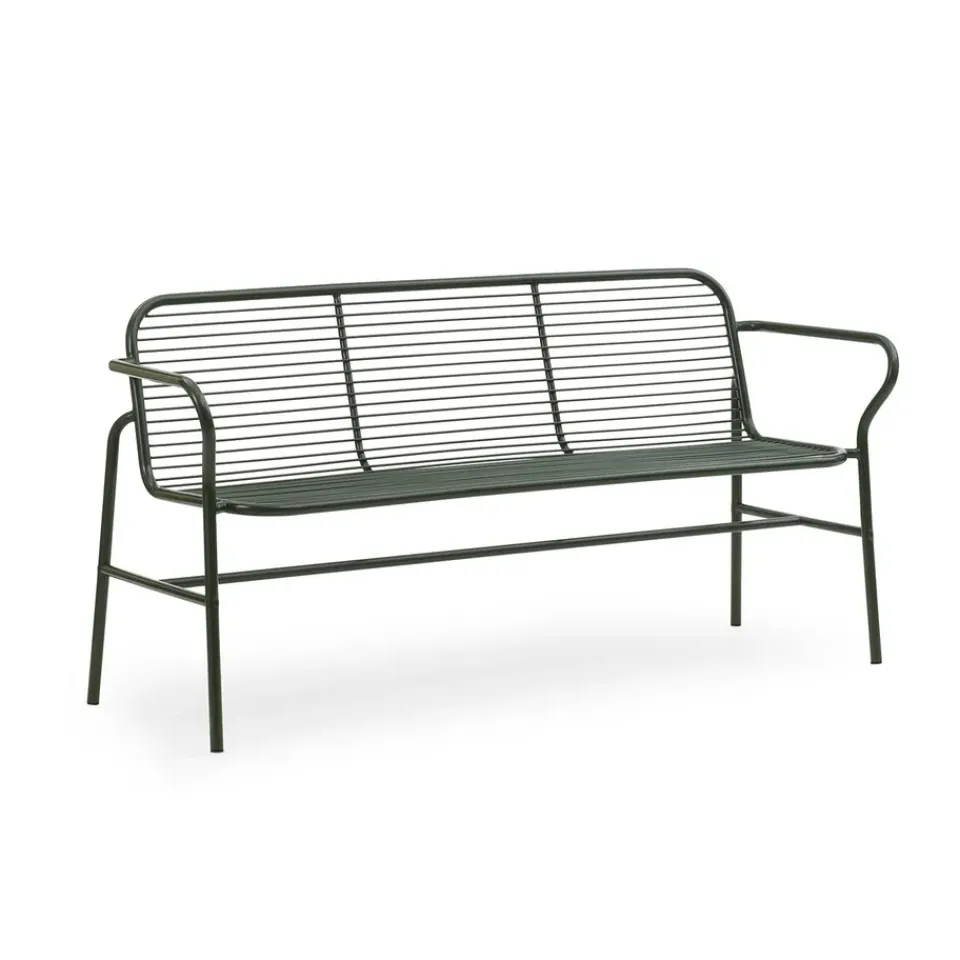 Normann Copenhagen Garden Sofas & Garden Benches*Vig Dining bench, Green