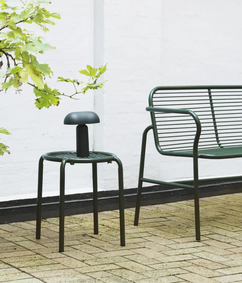 Normann Copenhagen Garden Sofas & Garden Benches*Vig Dining bench, Green