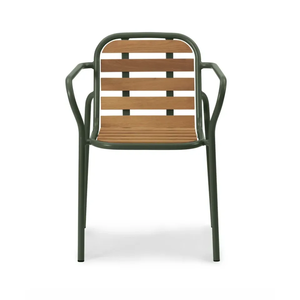 Normann Copenhagen Balcony Furniture*Vig Robinia armchair, Green