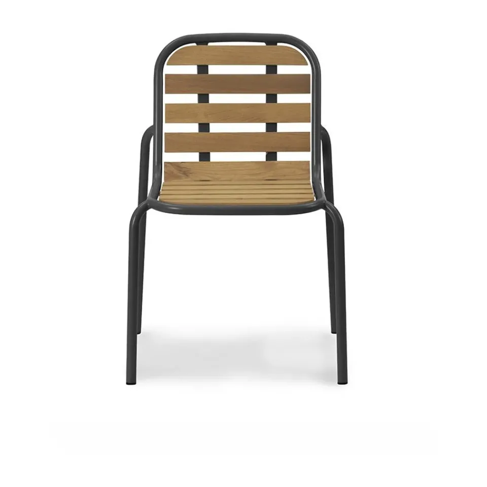 Normann Copenhagen Balcony Furniture*Vig Robinia chair, Black
