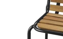 Normann Copenhagen Balcony Furniture*Vig Robinia chair, Black