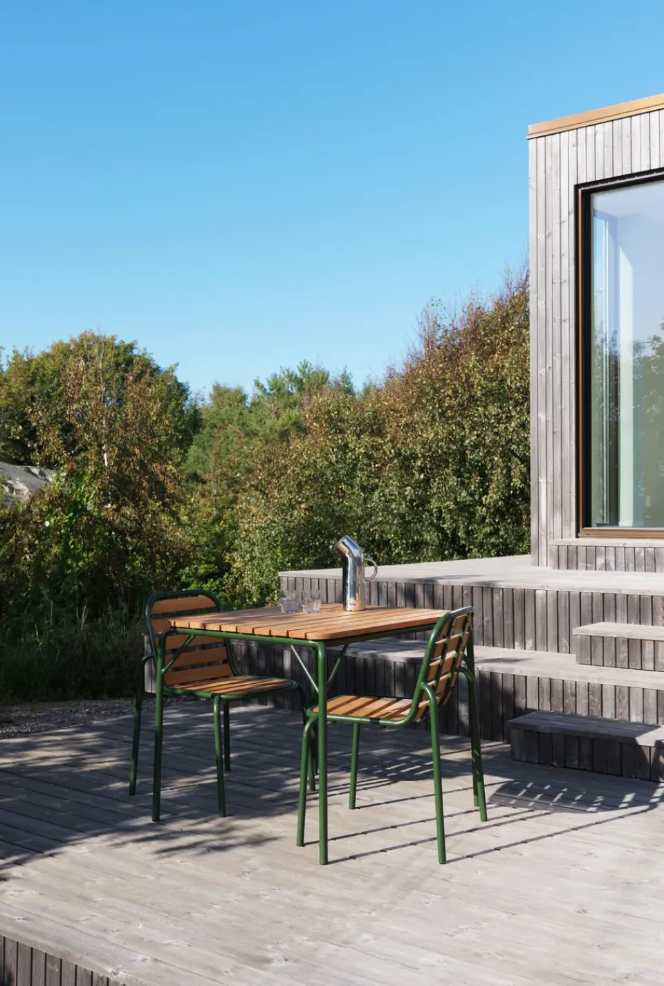 Normann Copenhagen Balcony Furniture*Vig Robinia chair, Green