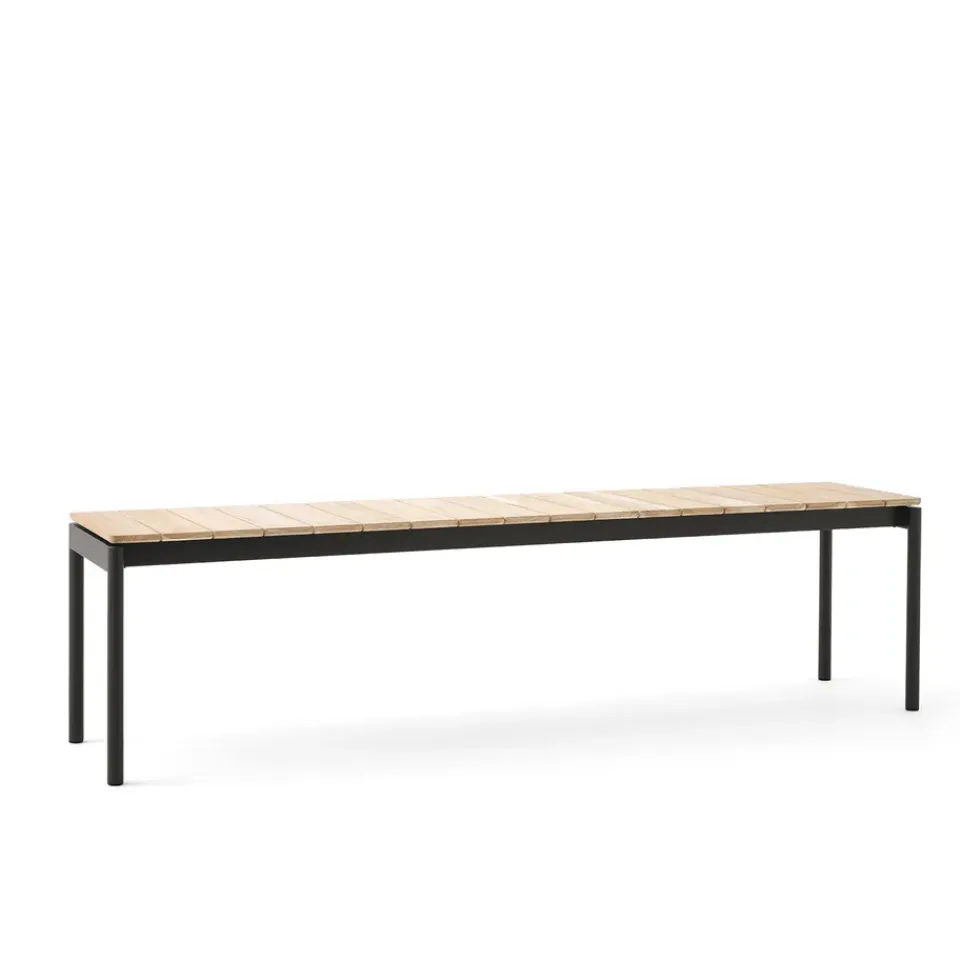&Tradition Garden Sofas & Garden Benches*Ville AV28 bench large 180x40 cm, Warm Black