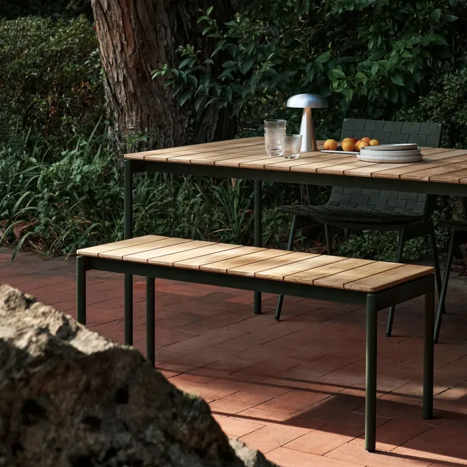 &Tradition Garden Sofas & Garden Benches*Ville AV27 bench small 110x40 cm, Bronze Green