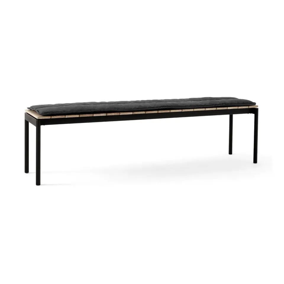 &Tradition Seat Cushions & Pads*Ville AV28 seat cushion 180x40 cm, Heritage charcoal Black