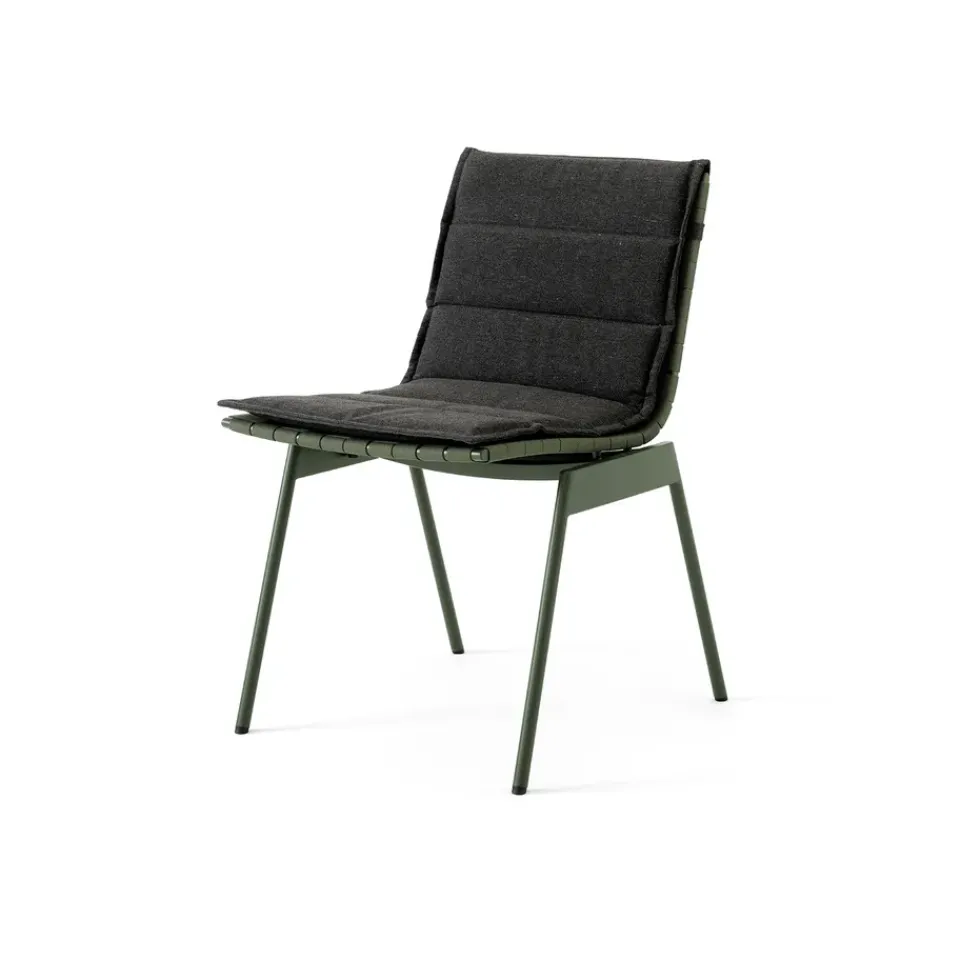 &Tradition Seat Cushions & Pads*Ville AV33-AV34 back and seat cushion 80x46 cm, Heritage char Black