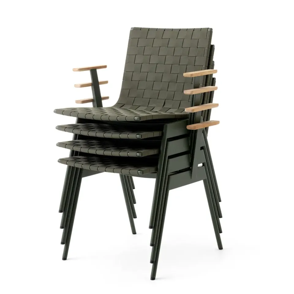 &Tradition Seating|Balcony Furniture*Ville Outdoor AV34 chair, Bronze Green