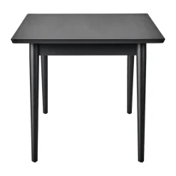 NJRD Dining Tables*VIOR dining table 90x120 cm, Black lacquered oak Beige