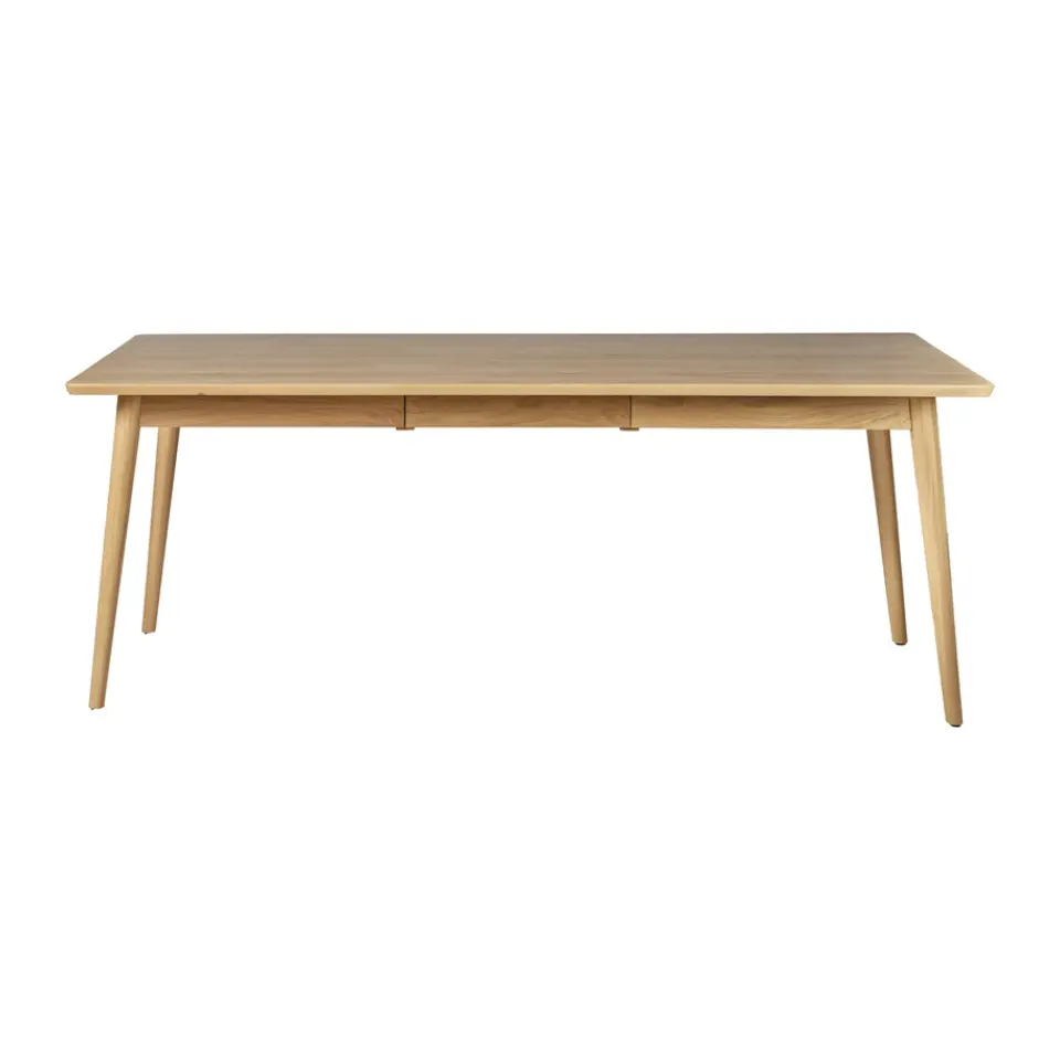NJRD Dining Tables*VIOR dining table 90x200 cm, Lacquered oak Beige