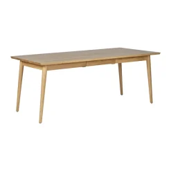 NJRD Dining Tables*VIOR dining table 90x200 cm, Lacquered oak Beige