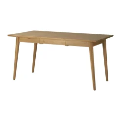 NJRD Dining Tables*VIOR dining table 90x120 cm, Lacquered oak Beige