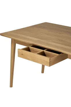 NJRD Dining Tables*VIOR dining table 90x120 cm, Lacquered oak Beige