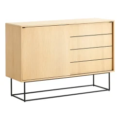 Woud Dressers & Sideboards*Virka side table, high 120 cm, Oak Beige