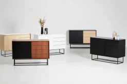 Woud Dressers & Sideboards*Virka side table, high 120 cm, Oak Beige