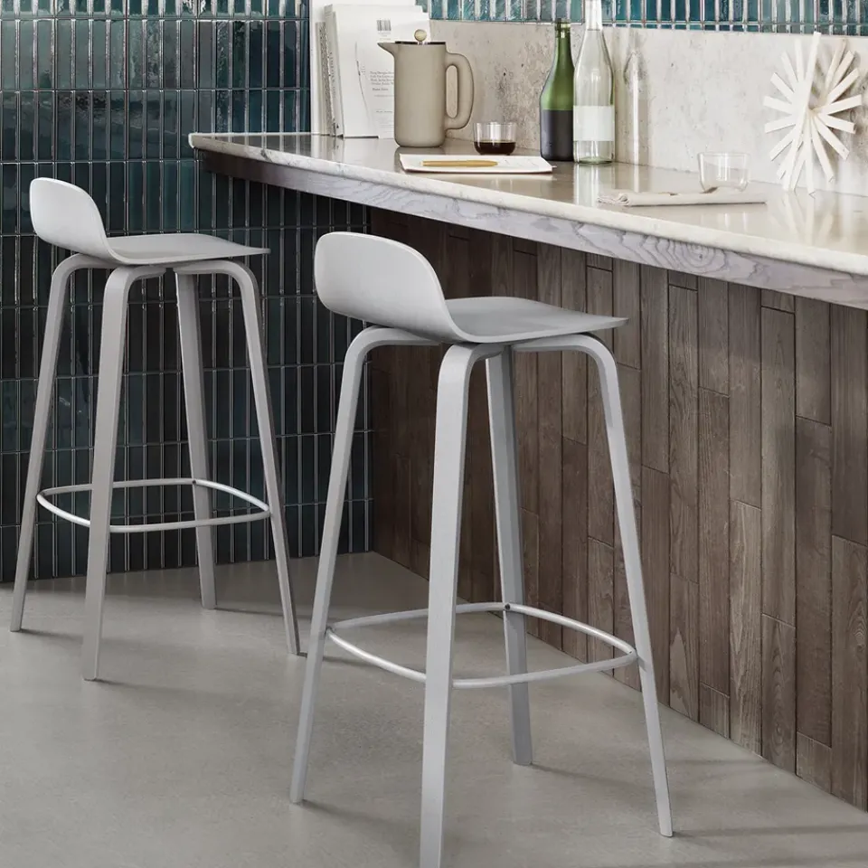 Muuto Bar Stools*Visu barstool 65 cm, Dark -dark Green