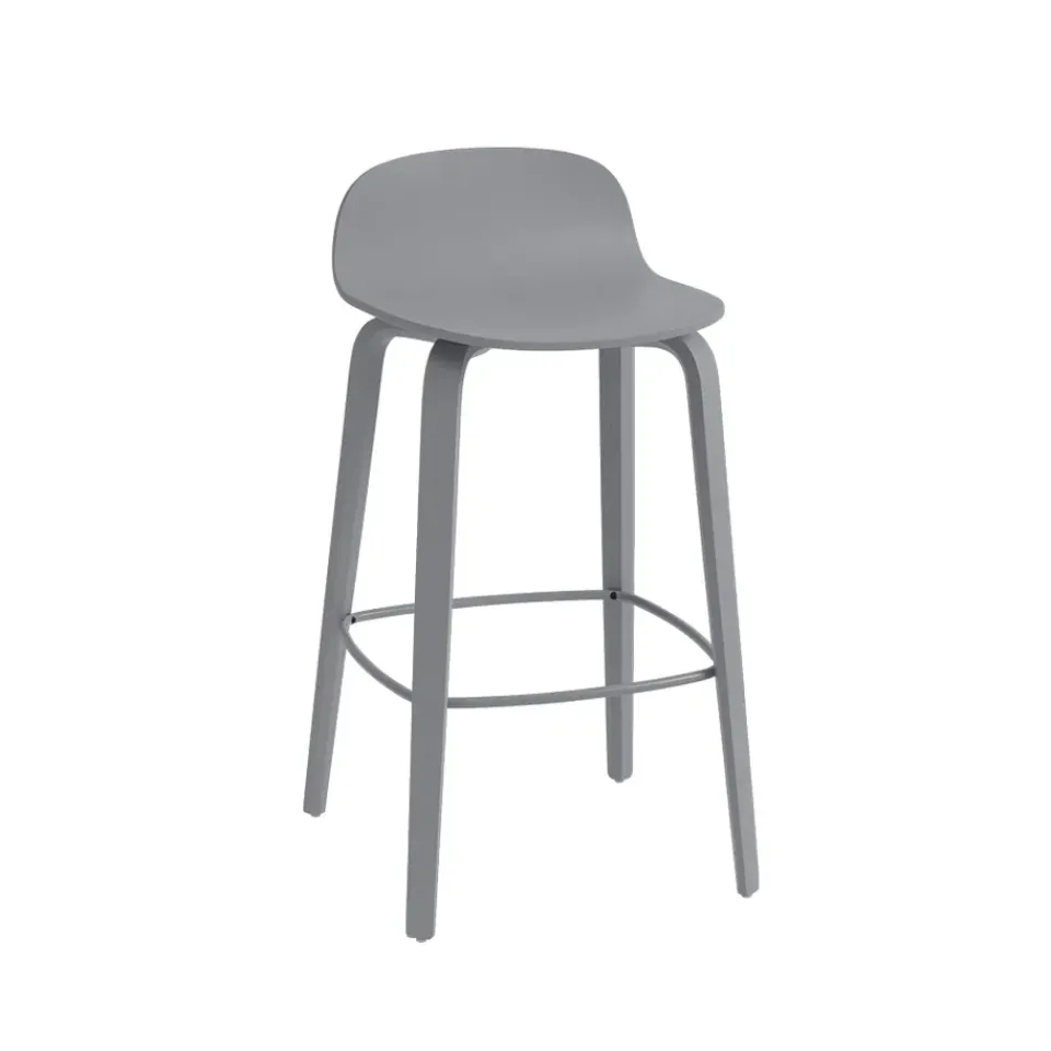 Muuto Bar Stools*Visu barstool 65 cm, - Grey
