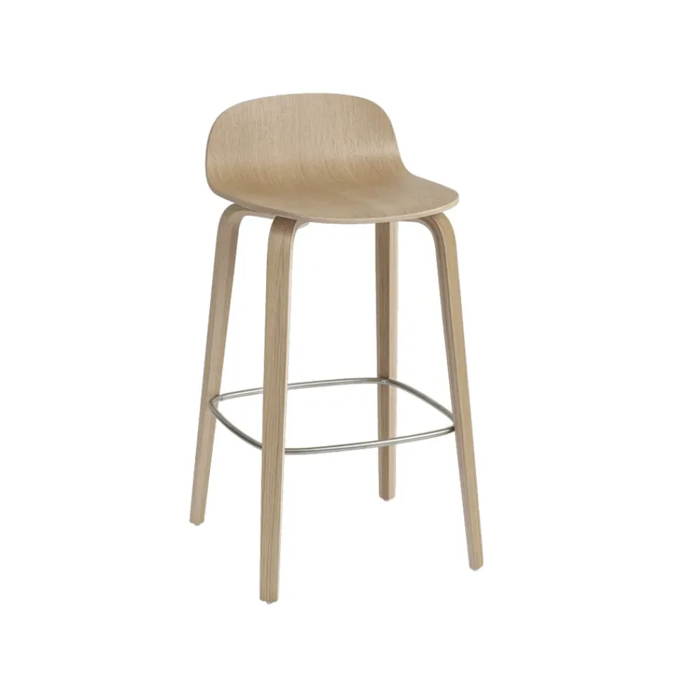 Muuto Bar Stools*Visu barstool 65 cm, Oak-oak Beige