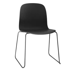 Muuto Chairs*Visu chair sled base, - Black